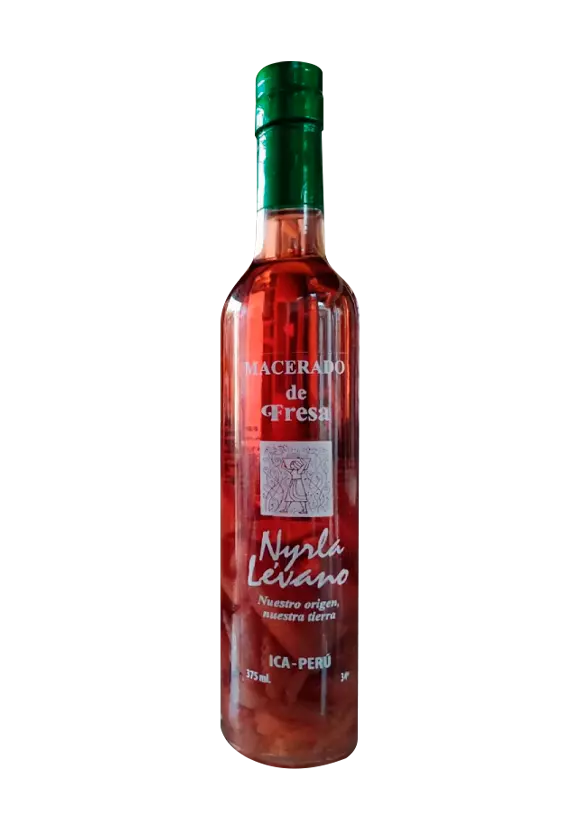 Macerado de Fresa con Pisco 375ml Macerado de Fresa con Pisco 375ml